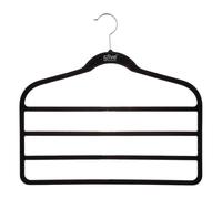 Five Simply Smart - Lot de 2 Cintres Feutrine 4 Pantalons 45cm Noir