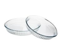 FIVE Simply Smart - Lot de 2 Plats à Tartes "Verre" 32cm Transparent