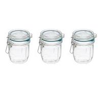 FIVE Simply Smart - Lot de 3 Bocaux Terrines en Verre Gradué "Jarro" 0,5L Transparent Transparent G