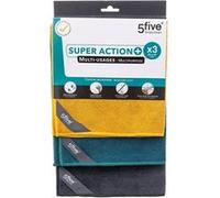 5five Chiffons microfibre - Lot de 3 30 x 40 cm - Coloris assortis