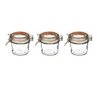 FIVE Simply Smart - Lot de 3 Pots en Verre Terrine 325mL Transparent Transparent G
