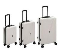 Lot de 3 Valises Rigides à Roulettes "Travel" 77cm Beige