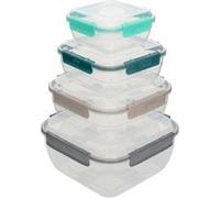 5five - lot de 4 boîtes kliccaré en plastique
