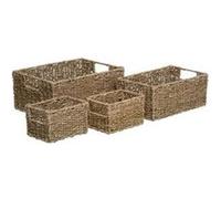 5five – Lot de 4 paniers en vannerie de roseau