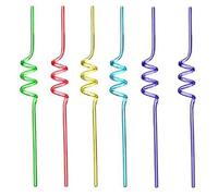 FIVE Simply Smart - Lot de 6 Pailles "Tourbillon" 24cm Multicolore