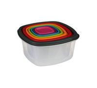 FIVE Simply Smart - Lot de 7 Boîtes de Conservation "Colours" 22cm Mutlicolore