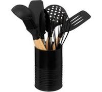 Pot métal noir à ustensiles avec 7 accessoires - 5 five simply smart