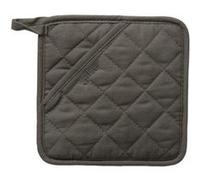 Five Gloves Manique de Cuisine "Tissu & Silicone" 18 cm Gris