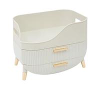 FIVE Simply Smart - Organiseur 2 Tiroirs "Alba" 26cm Beige