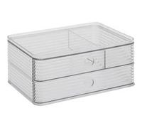 FIVE Simply Smart - Organiseur 2 Tiroirs "Plastor" 23cm Transparent Transparent G