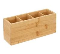FIVE Simply Smart - Organiseur 4 Compartiments "Natureo" 22cm Naturel Beige G