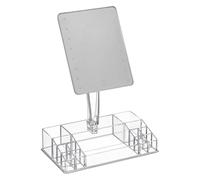 FIVE Simply Smart - Organiseur Avec Miroir LED "Selena" 38cm Transparent