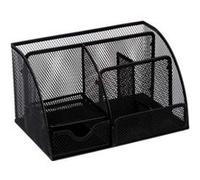 FIVE Simply Smart - Organiseur de Bureau en Métal "Havi" 22cm Noir Noir G