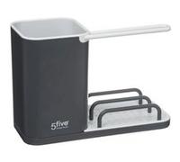5five Organiseur d'évier Néo 4-en-1 - Gris anthracite