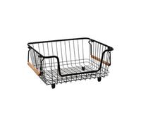 Panier empilable en métal « blackwood » format moyen 5 five simply smart