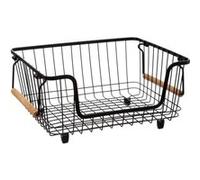 FIVE Simply Smart - Panier de Rangement en Métal "Blackwood" 15cm Noir Noir G