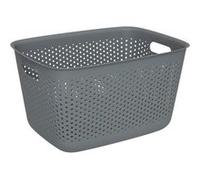 FIVE Simply Smart - Panier de Rangement "Tila" 17L Gris Gris G