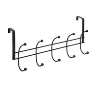 Five Simply Smart - Patère de Porte en Métal 10 têtes 42cm Noir