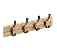 FIVE Simply Smart - Patère Murale en Bois "4 Crochets" 42cm Naturel Beige G