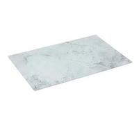 FIVE Simply Smart - Planche à Découper en Verre Marbre 30cm Blanc Blanc G