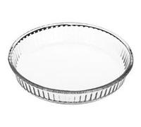 Paris Prix – Plat à tarte en verre rond Secret de gourmet 26 cm transparent