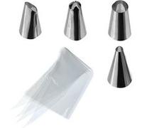 FIVE Simply Smart - Poche À Douille & 4 Embouts "Jetable" 20cm Transparent Incolore G