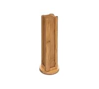 Five Simply smart - Porte-capsules rotatif bambou H. 29 cm Marron 32 capsules