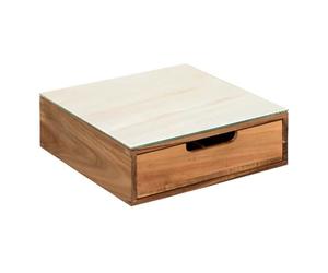 FIVE Simply Smart - Porte-Capsules Tiroir en Bois "Acacia" 30cm Marron