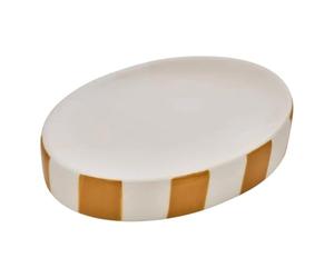 Five Simply Smart - Porte-Savon en Céramique Strio 13cm Jaune