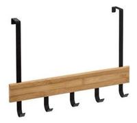 FIVE Simply Smart - Porte-Serviettes en Bambou "Natureo" 40cm Noir Noir G