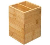 FIVE Simply Smart - Pot à Ustensiles Carré Bambou 15cm Naturel