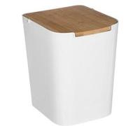 Poubelle à couvercle bambou Baltik 5L