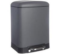 FIVE Simply Smart - Poubelle à Pédale en Métal Ariane 6L Gris Gris G