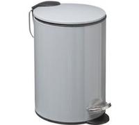 FIVE Simply Smart – Poubelle à pédale Softclose 3L Gris G