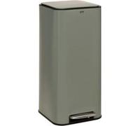 Poubelle ""Delta"" en métal vert 30L - 5 five simply smart