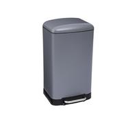 FIVE Simply Smart - Poubelle de Cuisine en Métal "Ariane" 30L Gris