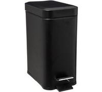 Five - Poubelle Rectangulaire 5 L Noir Mat