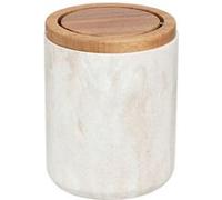 JJA Poubelle de table Côme effet travertin 1,5 L Beige