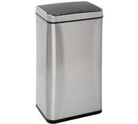 FIVE Simply Smart - Poubelle en Métal "Sensor" 40L Argent Gris G