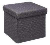 FIVE Simply Smart - Pouf Carré Design "Mix N'Modul" 31cm Gris Foncé Gris G