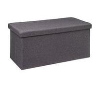FIVE Simply Smart - Pouf & Rangement "Classy" 76cm Gris Foncé Gris G