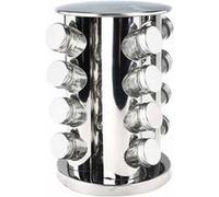 Paris Prix Support rotatif 5 five simply smart inox 16 pots à épices
