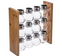 FIVE Simply Smart - Présentoir à Epices Bambou Wall 12 Pots Naturel Marron G
