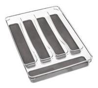 FIVE Simply Smart - Range-Couverts "5 Cases" 32cm Gris Gris G