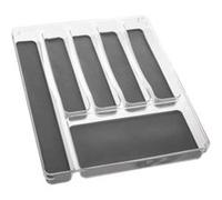 FIVE Simply Smart - Range-Couverts 6 Compartiments 40cm Gris