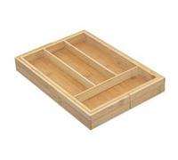 5five – Range-couverts Paco – 6 compartiments extensibles en bambou 35 cm Naturel