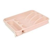 5five - range-couverts poly extensible 6 compartiments rose