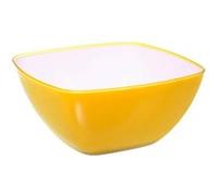 Secret de gourmet - Saladier square jaune 14 cm