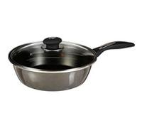 Sauteuse en acier - D. 24 cm - Émaillé gris foncé Gris