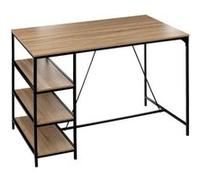 5five Simply Smart Aliaj Table de bar à 3 niveaux aspect chêne naturel